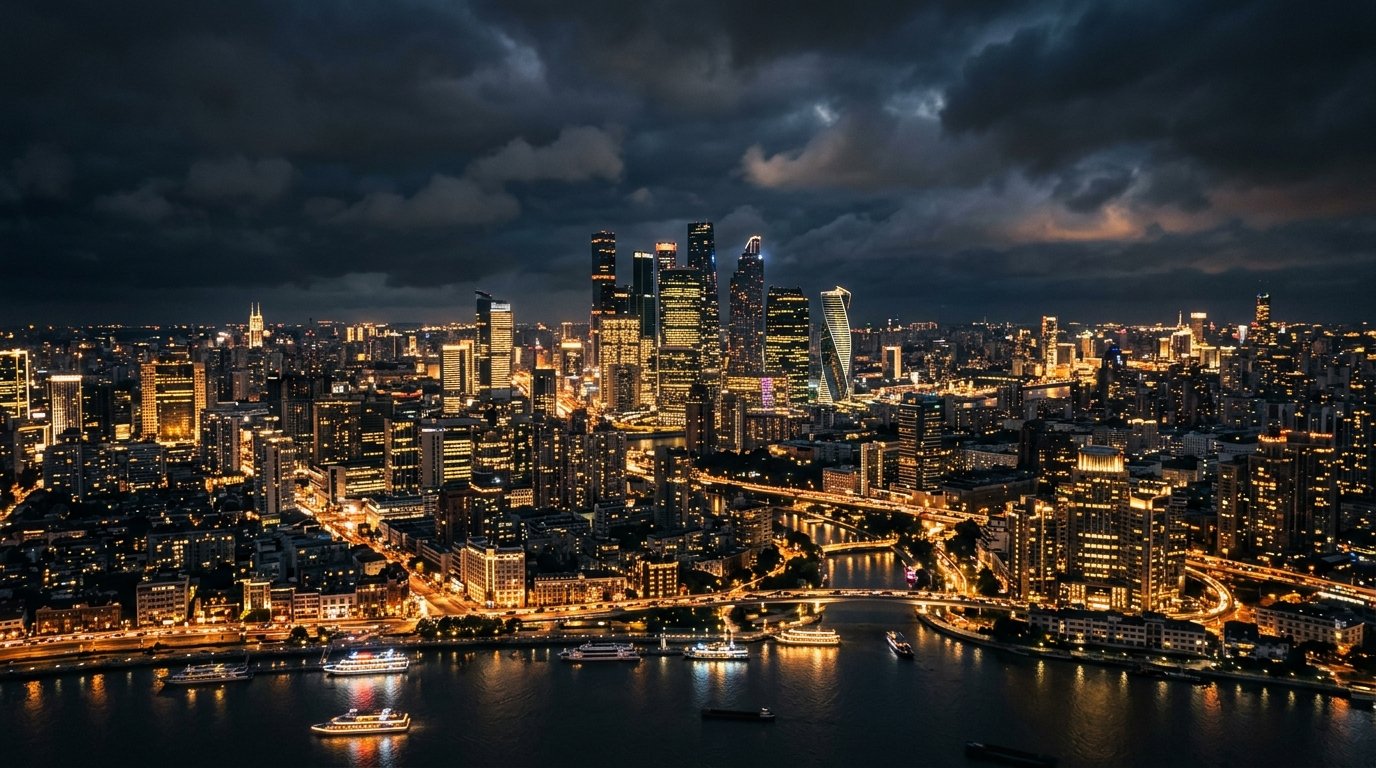 City Night Skyline